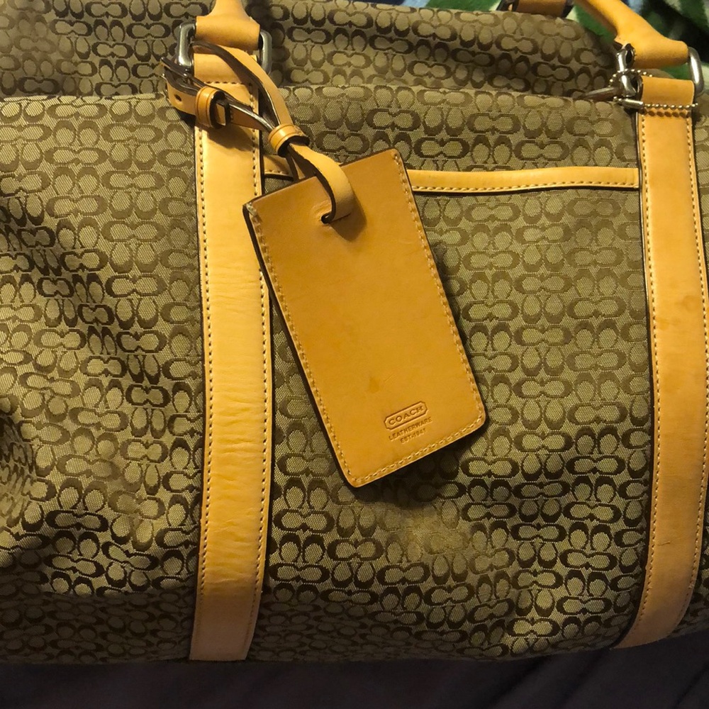 Coach duffle bag/overnight bag
